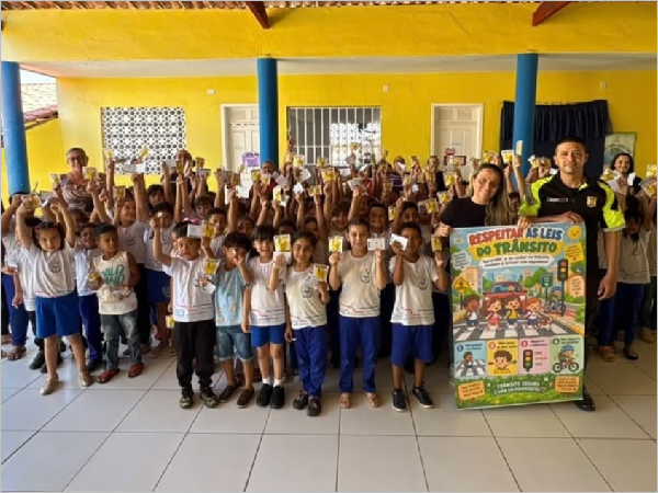 Alunos de creches de Independência participam de atividades educativas sobre tr [...]